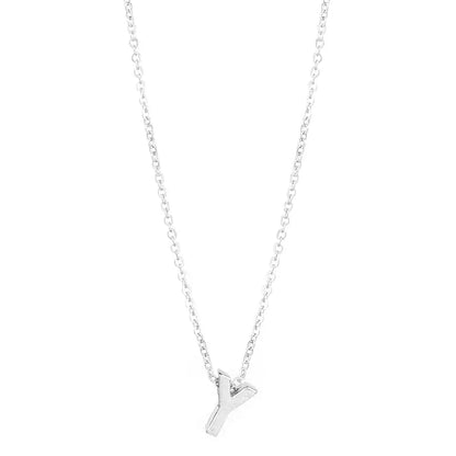 Letter Pendant Necklace