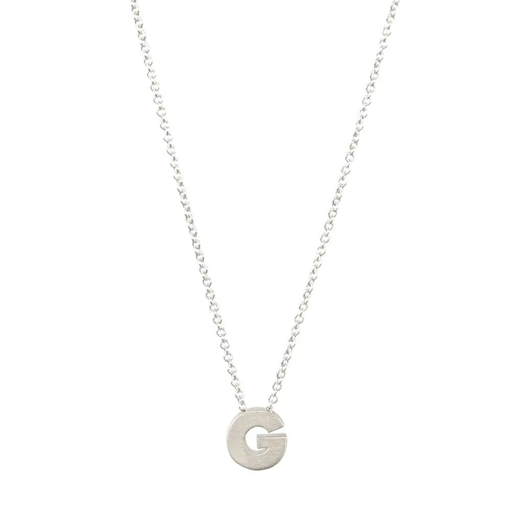 Letter Pendant Necklace