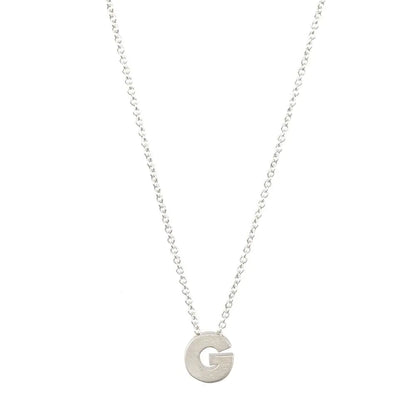 Letter Pendant Necklace