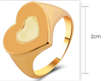 Creative Love Heart Ring