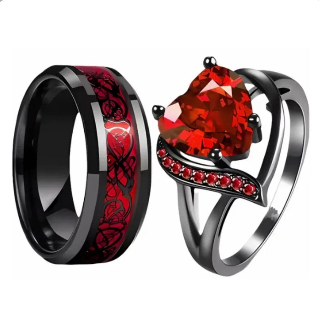 Opal-Ivy Promise Rings