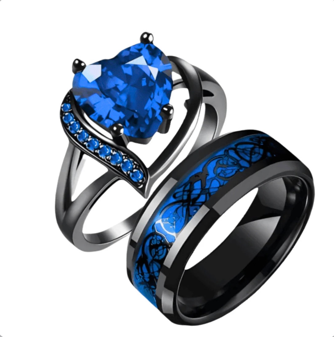 Opal-Ivy Promise Rings