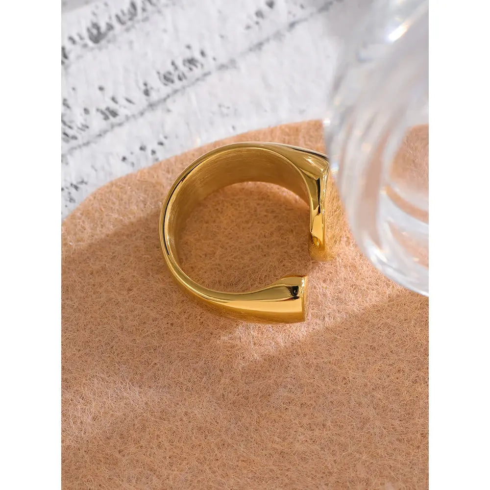 PHOEBE Stainless Steel Geometric Ring