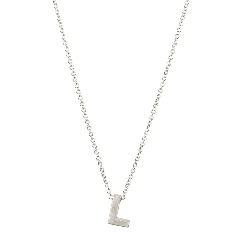 Letter Pendant Necklace