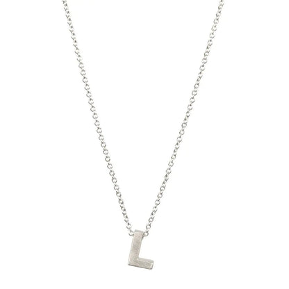 Letter Pendant Necklace