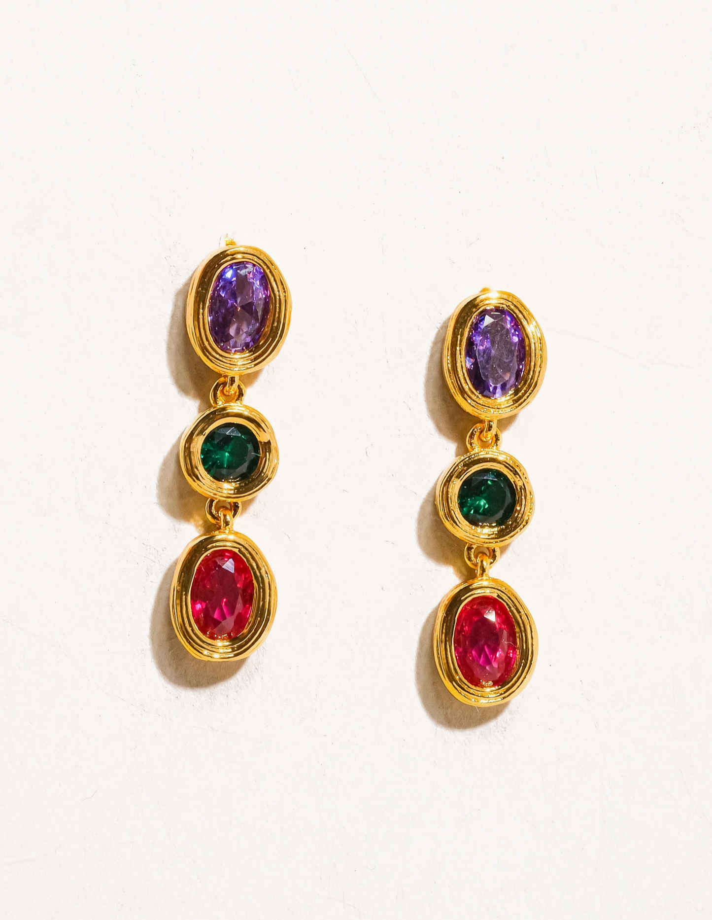 ASTOR Multi-Stone Drop Earrings