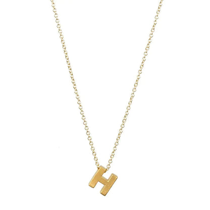 Letter Pendant Necklace