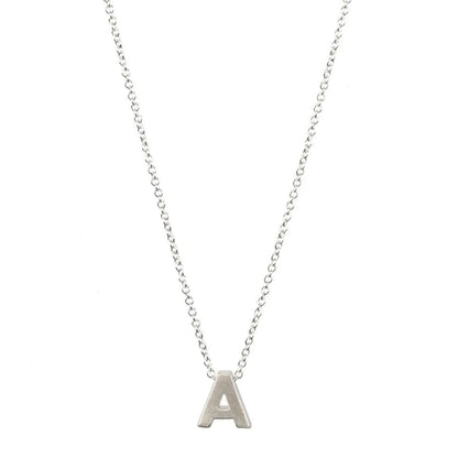 Letter Pendant Necklace