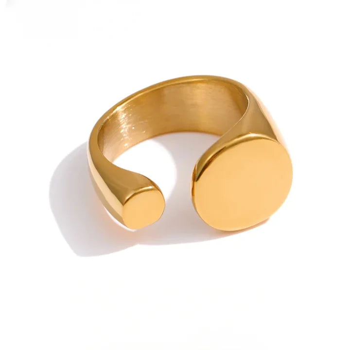 PHOEBE Stainless Steel Geometric Ring