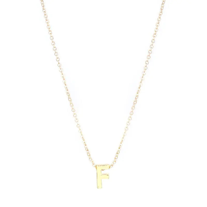 Letter Pendant Necklace