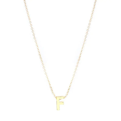 Letter Pendant Necklace