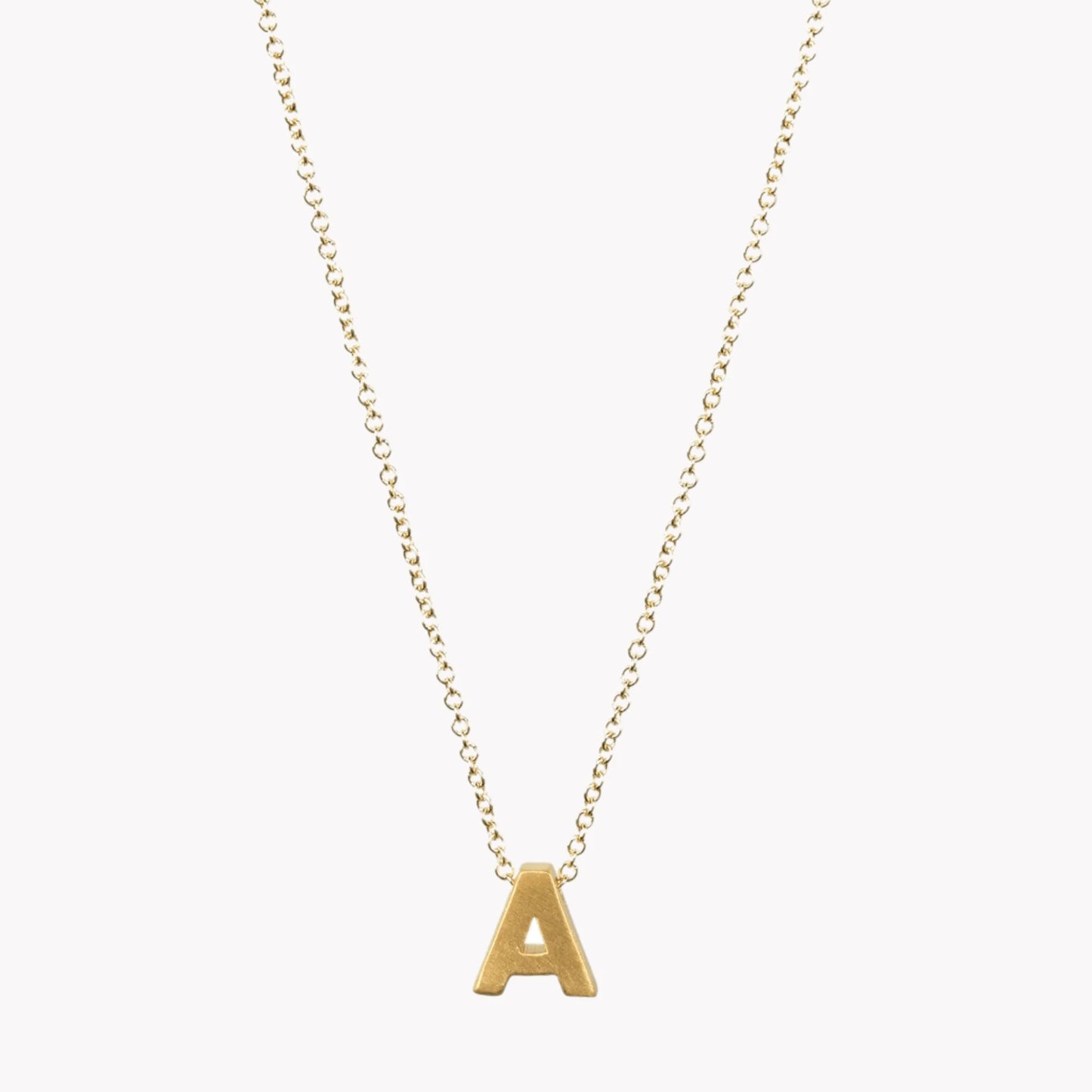 Letter Pendant Necklace