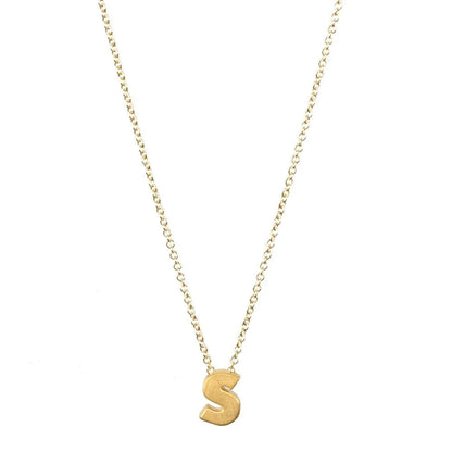 Letter Pendant Necklace