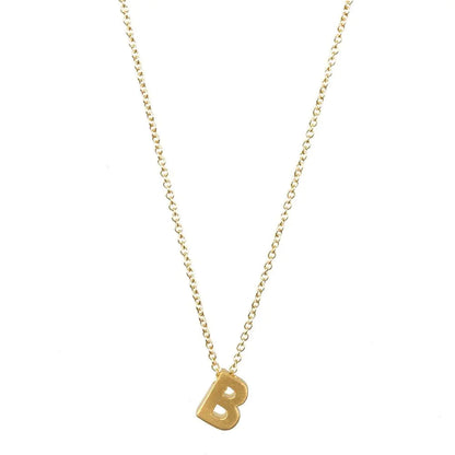 Letter Pendant Necklace